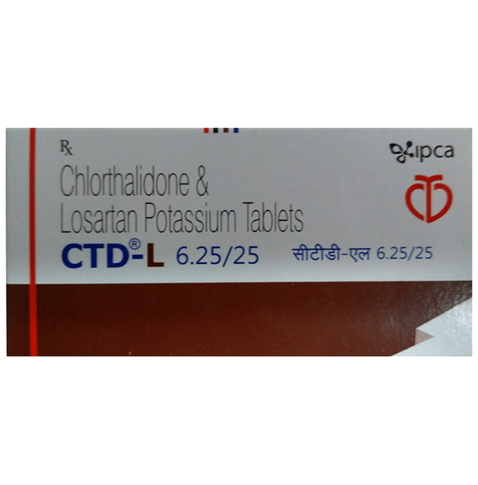 CTD-L 6.25/25 Tablet