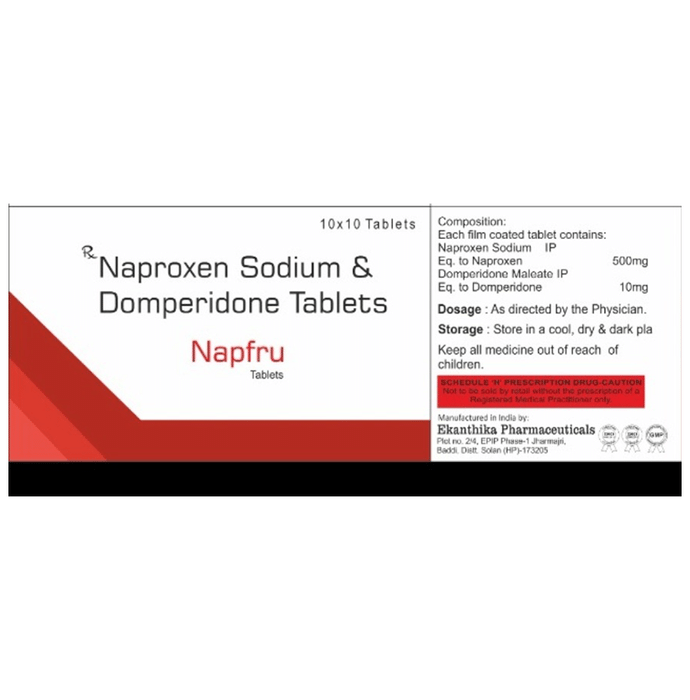 Napfru 500mg/10mg Tablet