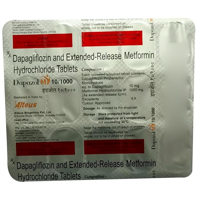 Dapazol M 10/1000 Tablet ER