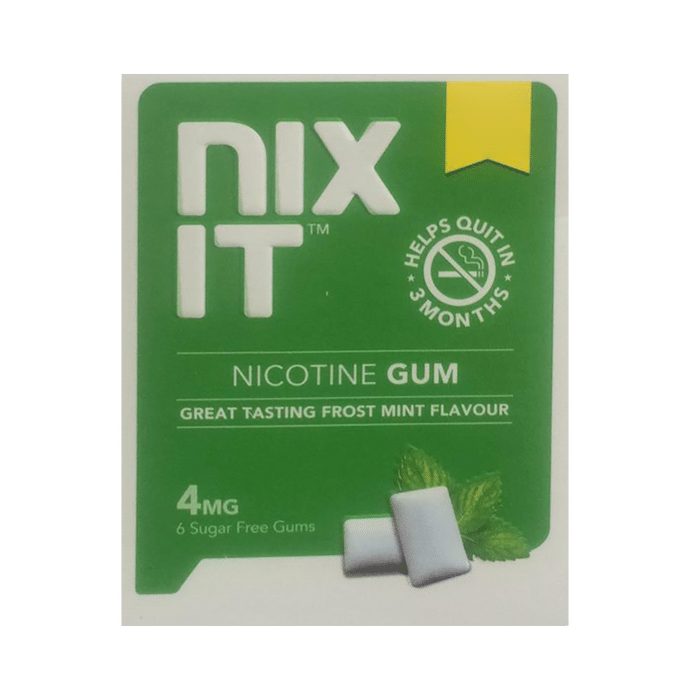 Nixit Nicotine 4mg Gum Frost mint Sugar Free