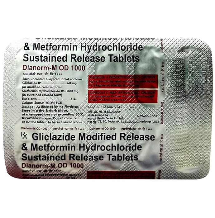 Dianorm-M OD 1000 Tablet SR