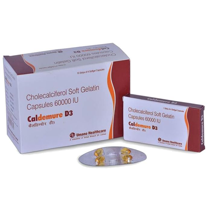 Caldemure D3 Soft Gelatin Capsule