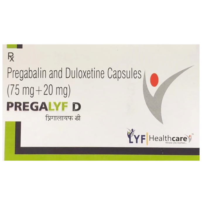 Pregalyf D 75mg/20mg Capsule