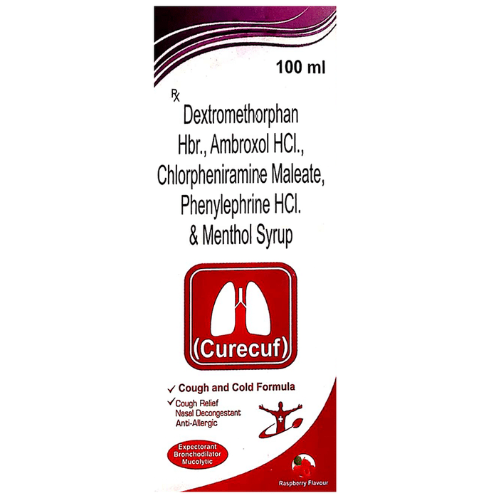 Curecuf Syrup Raspberry