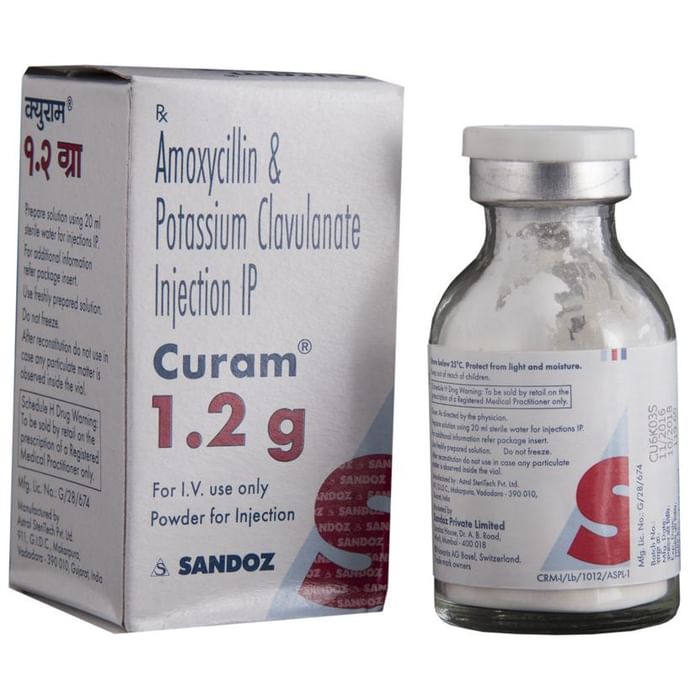 Curam 1.2gm Powder for Injection