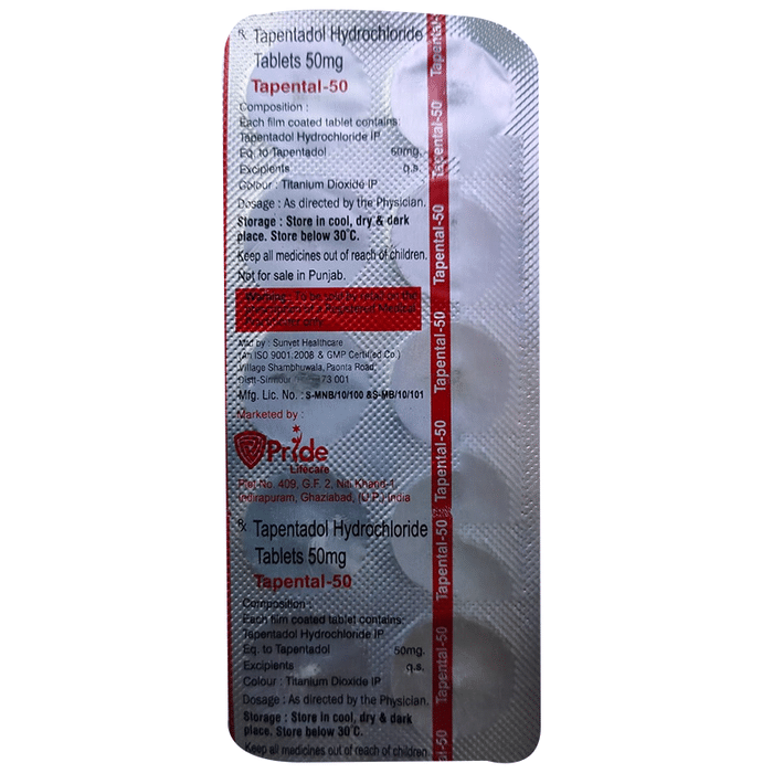 Tapental 50 Tablet