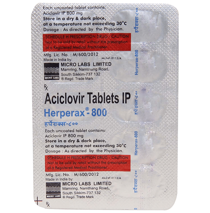 Herperax 800 Tablet