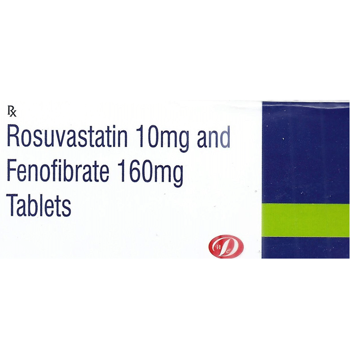 Danavish Fenofibrate+Rosuvastatin 160mg/10mg Tablet
