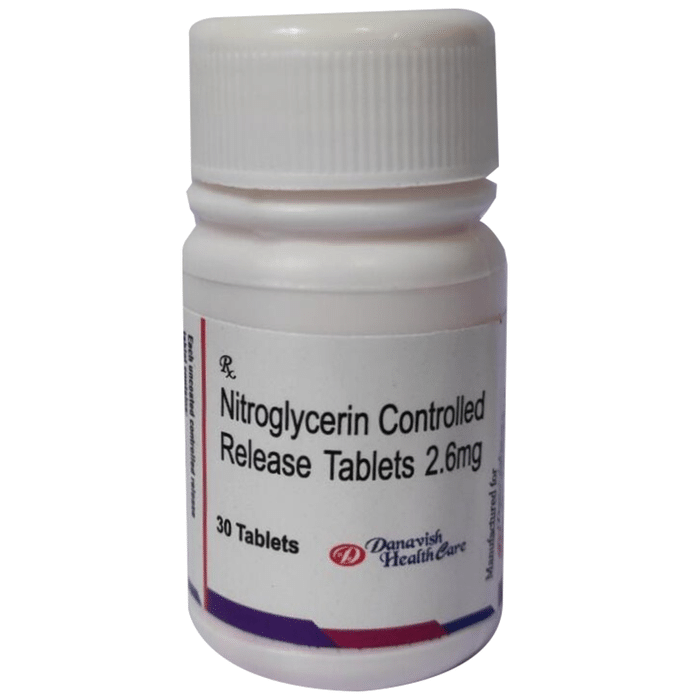 Danavish Nitroglycerin 2.6mg Tablet CR