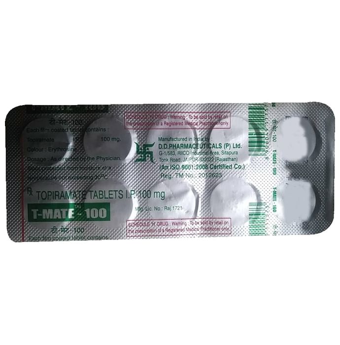 T Mate 100mg Tablet