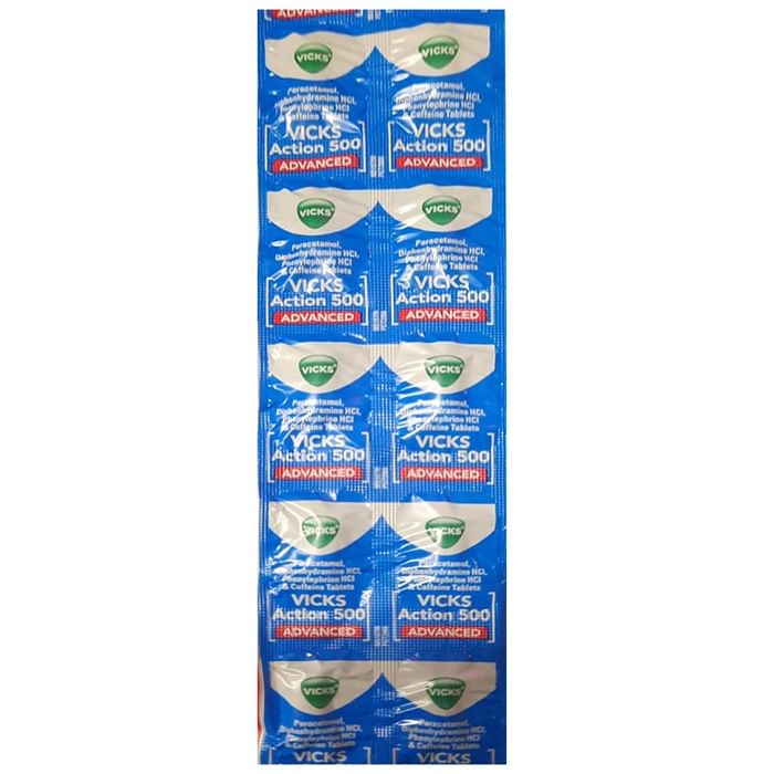 Vicks Action 500 Advanced Tablet