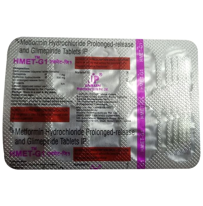 Hmet-G 1 Tablet PR