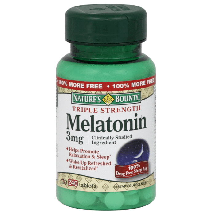 Nature's Bounty Triple Strength Melatonin 3mg Tablet