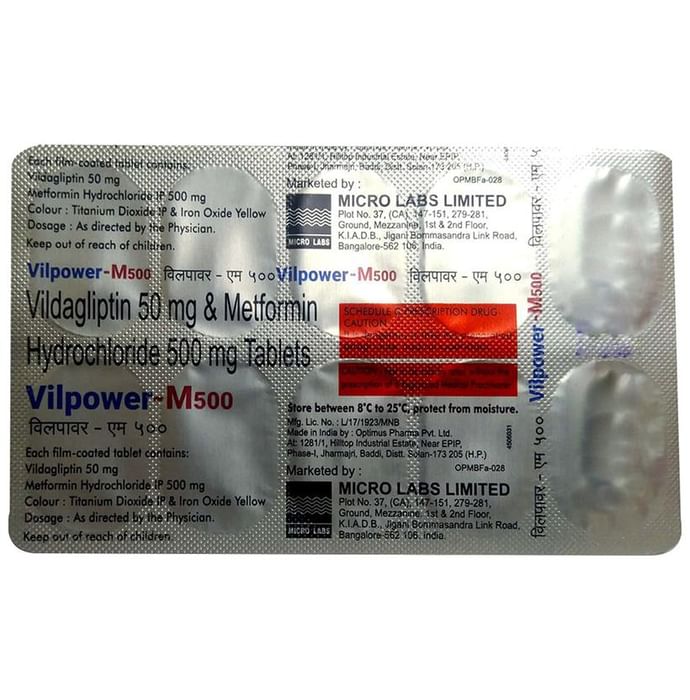 Vilpower-M 500 Tablet