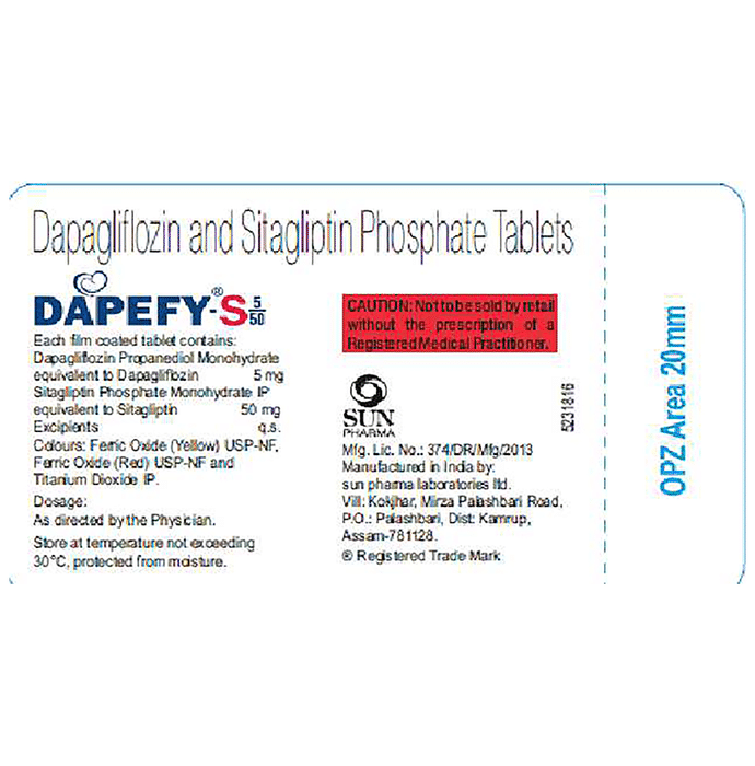 Dapefy-S 5/50 Tablet
