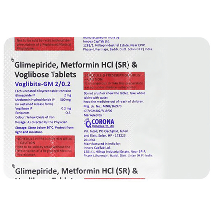 Voglibite-GM 2 Tablet SR