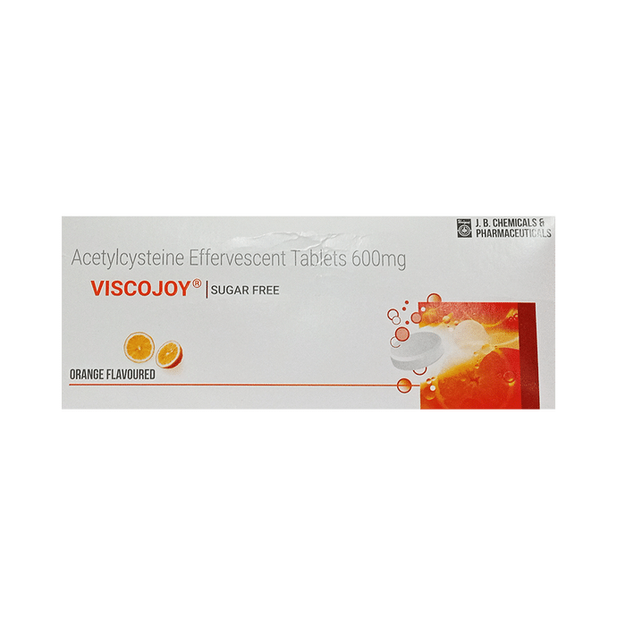 Viscojoy Effervescent Tablet Orange Sugar Free