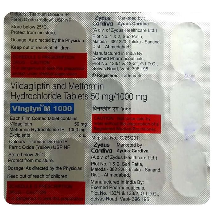 Vinglyn M 1000 Tablet
