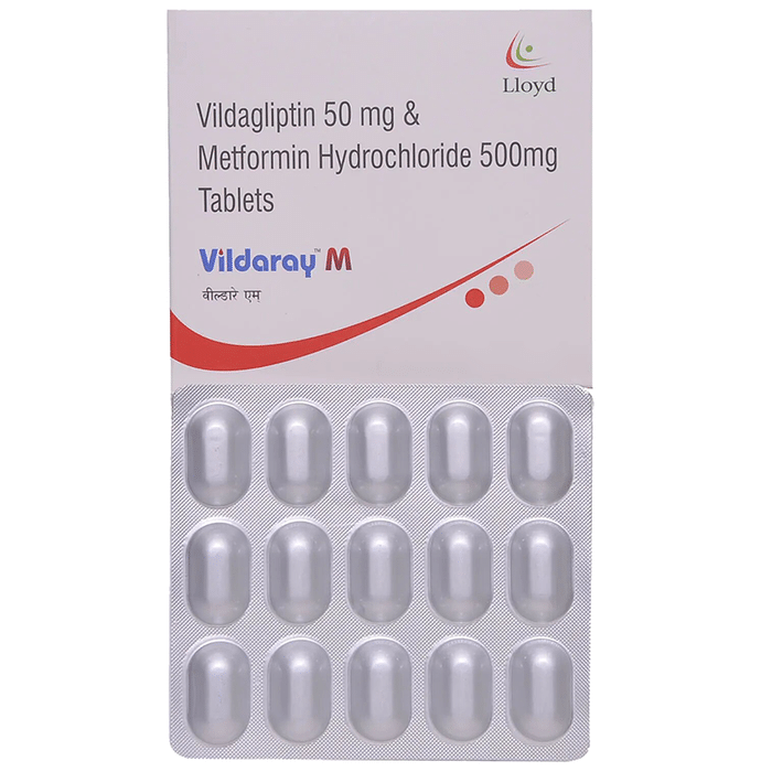 Vildaray M 500mg/50mg Tablet
