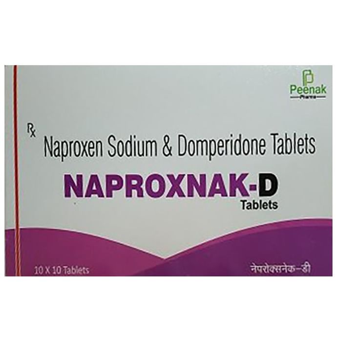 Naproxnak D 500mg/10mg Tablet