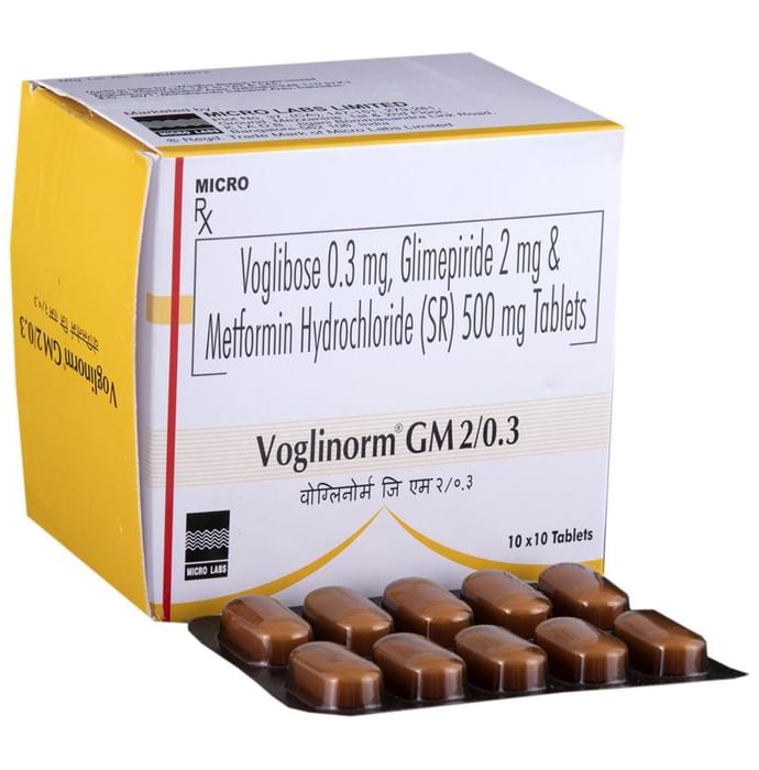 Voglinorm GM 2/0.3 Tablet SR