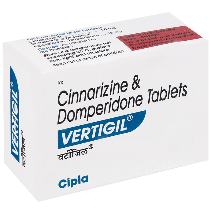 Vertigil 10 mg/20 mg Tablet
