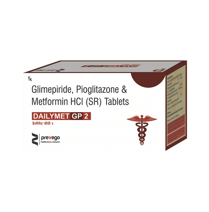 Dailymet GP 2 Tablet SR