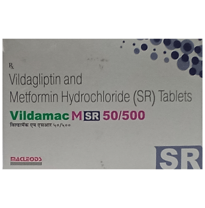 Vildamac M SR 50/500 Tablet