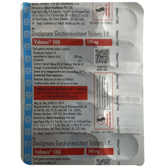 Valance 500 Tablet