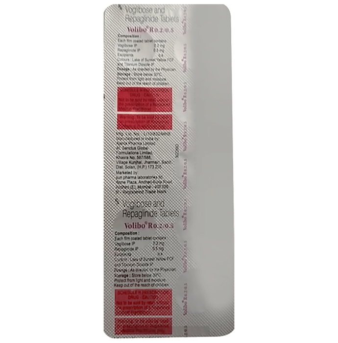 Volibo R 0.5mg/0.2mg Tablet