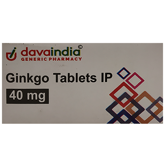 DavaIndia Ginkgo 40mg Tablet