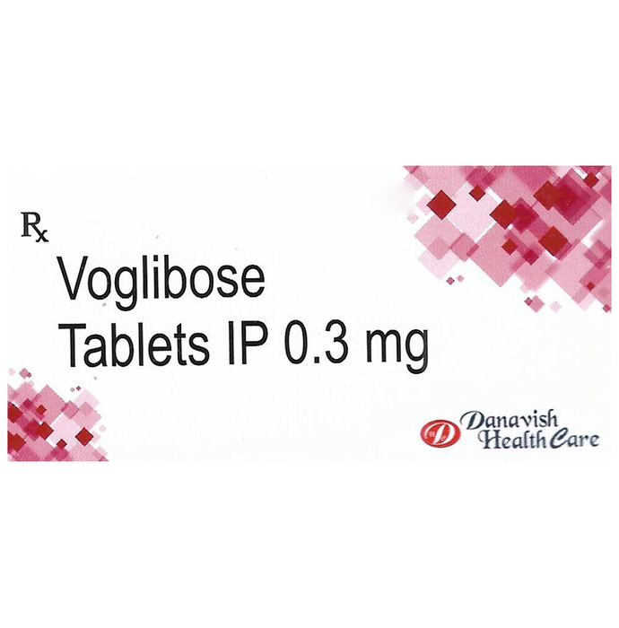 Danavish Voglibose 0.3mg Tablet