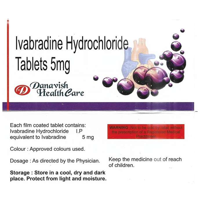 Danavish Ivabradine 5mg Tablet