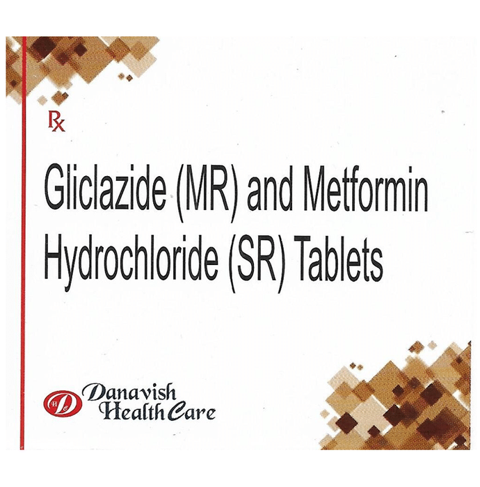 Danavish Gliclazide+Metformin 80mg/500mg Tablet MR
