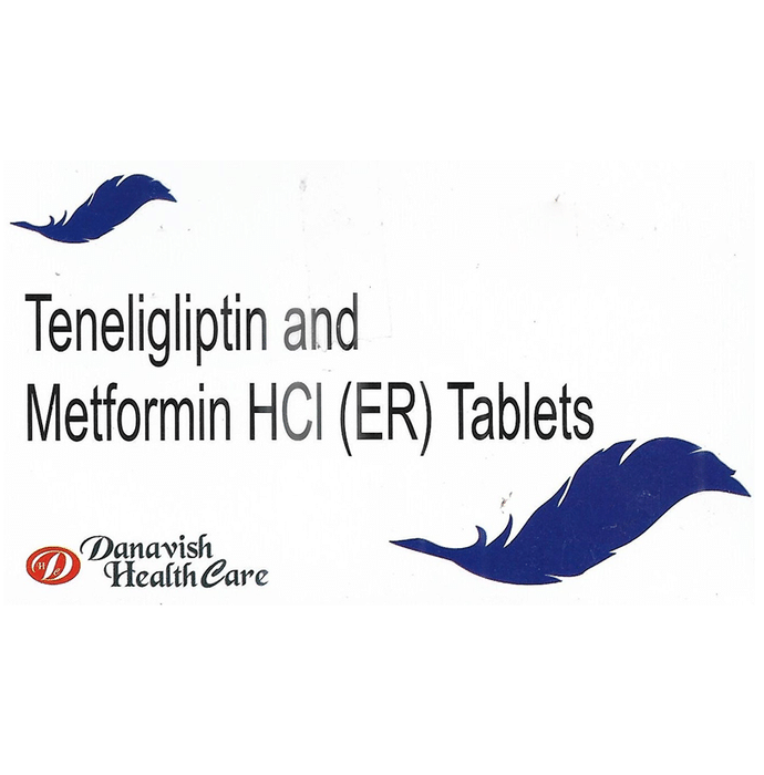 Danavish Metformin+Teneligliptin 500mg/20mg Tablet ER