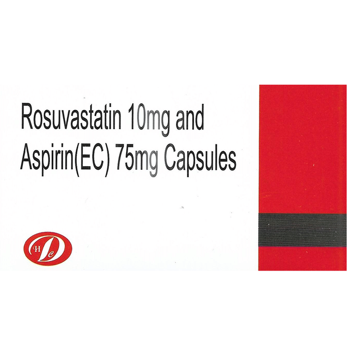 Danavish Rosuvastatin+Aspirin 10mg/75mg Capsule