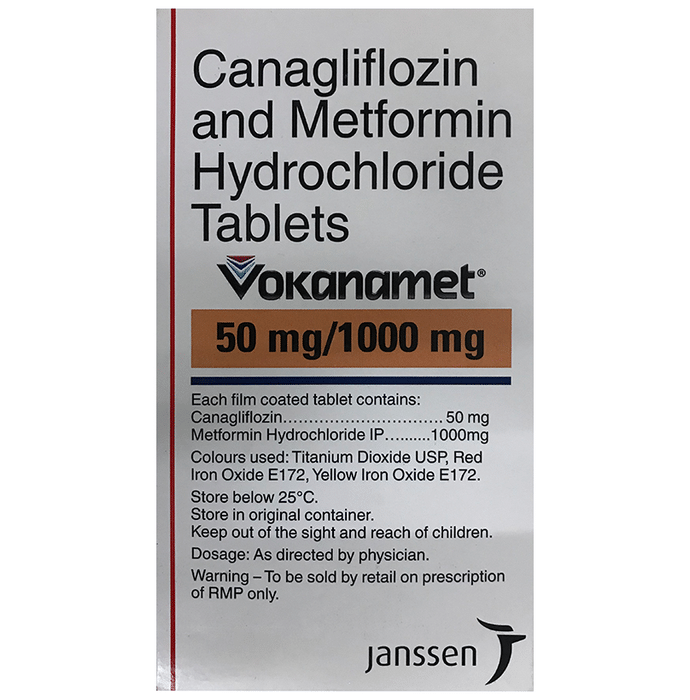 Vokanamet 50mg/1000mg Tablet