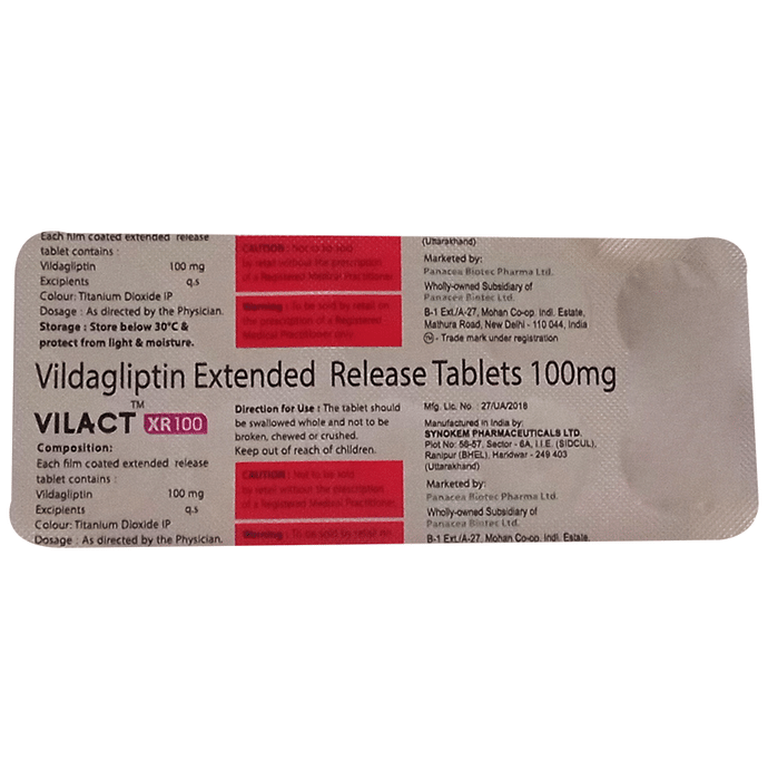 Vilact XR 100 Tablet
