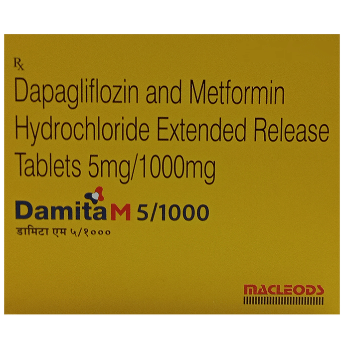 Damita M 5/1000 Tablet ER