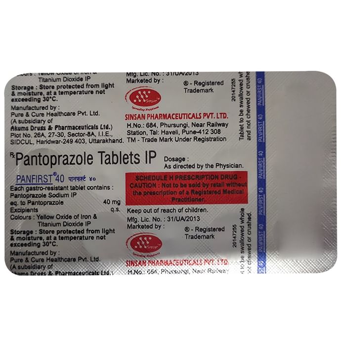 Panfirst 40 Tablet