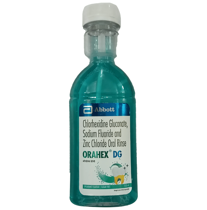 Orahex DG Oral Rinse Spearmint Sugar Free