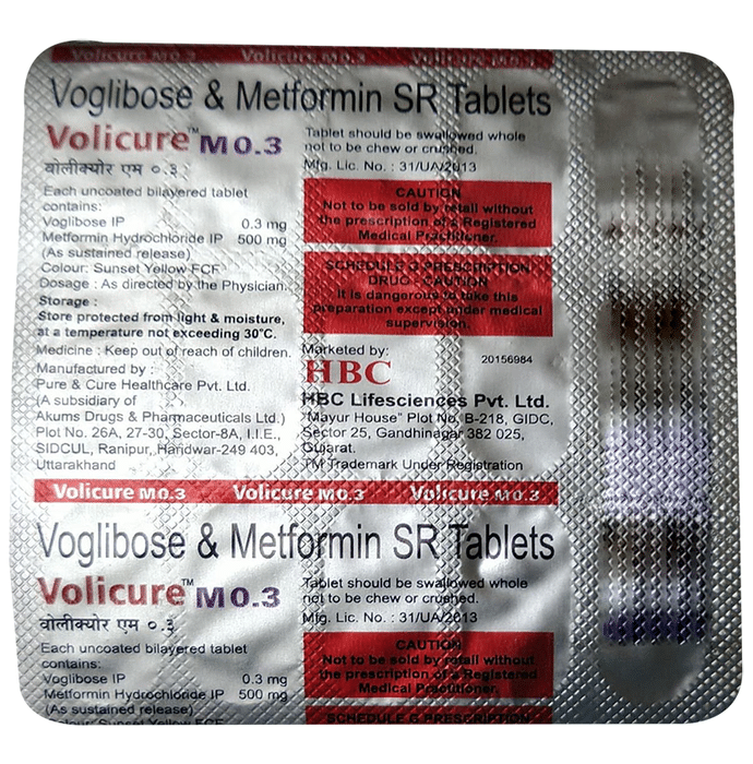 Volicure M 0.3 Tablet SR