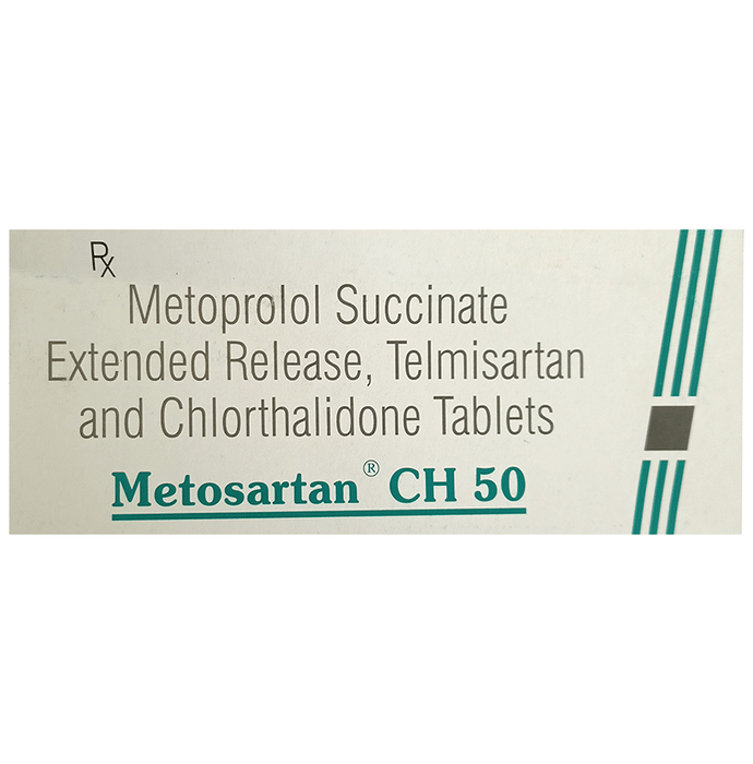 Metosartan CH 50 Tablet ER