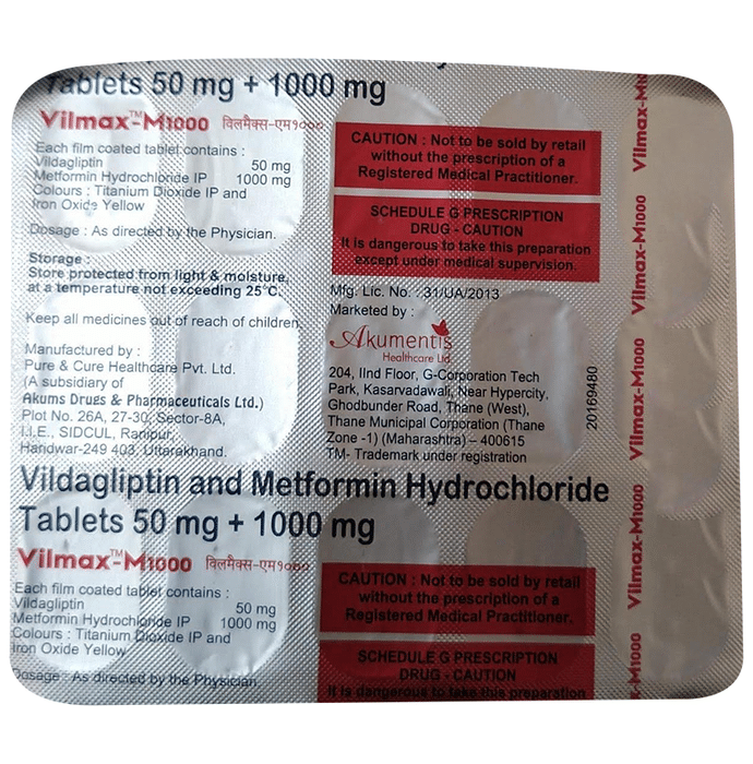 Vilmax-M 1000 Tablet