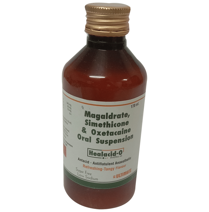 Healacid-O Oral Suspension Refreshing-Tangy Sugar Free