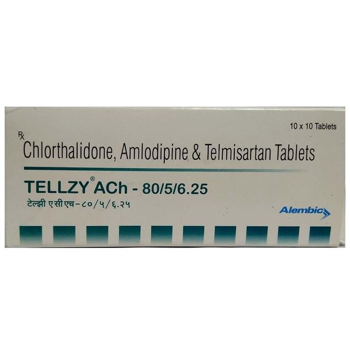 Tellzy Ach 80/5/6.25 Tablet