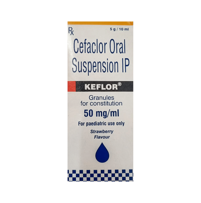 Keflor Oral Suspension Strawberry
