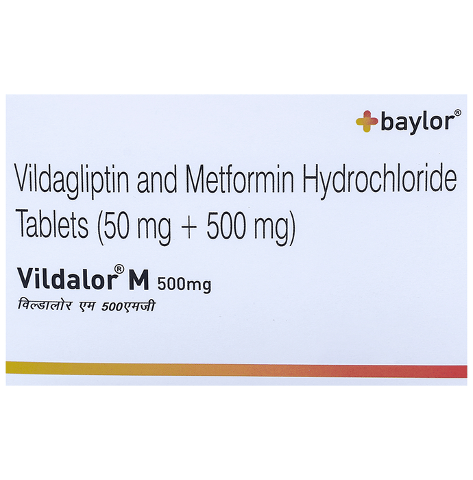 Vildalor M 500mg/50mg Tablet