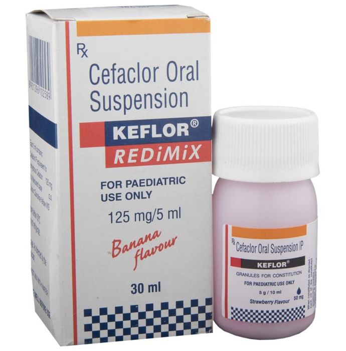 Keflor Redimix Oral Suspension Banana