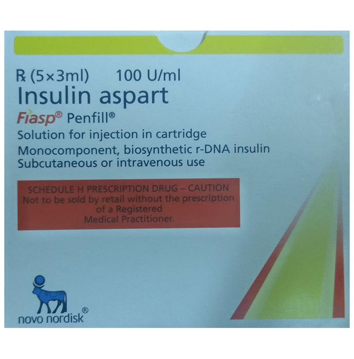 Fiasp 100IU/ml Penfill